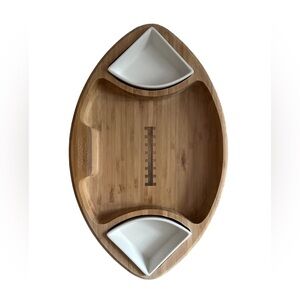 Football Tostitos Chips & Dip Tray